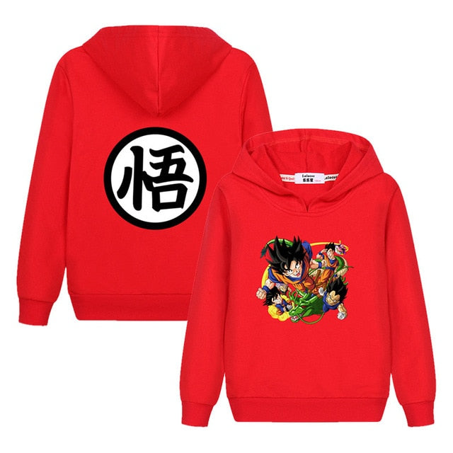 Sweat Enfant DBZ ROUGE