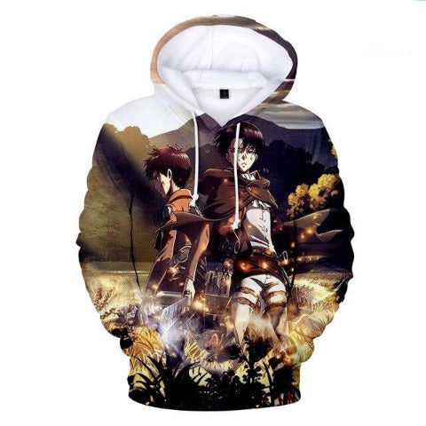 Sweatshirt Enfant Livaï & Eren Shingeki no Kyojin Garçon Fille