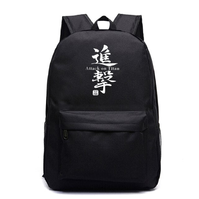 Sac à dos Attack on Titan Kanji Cartable