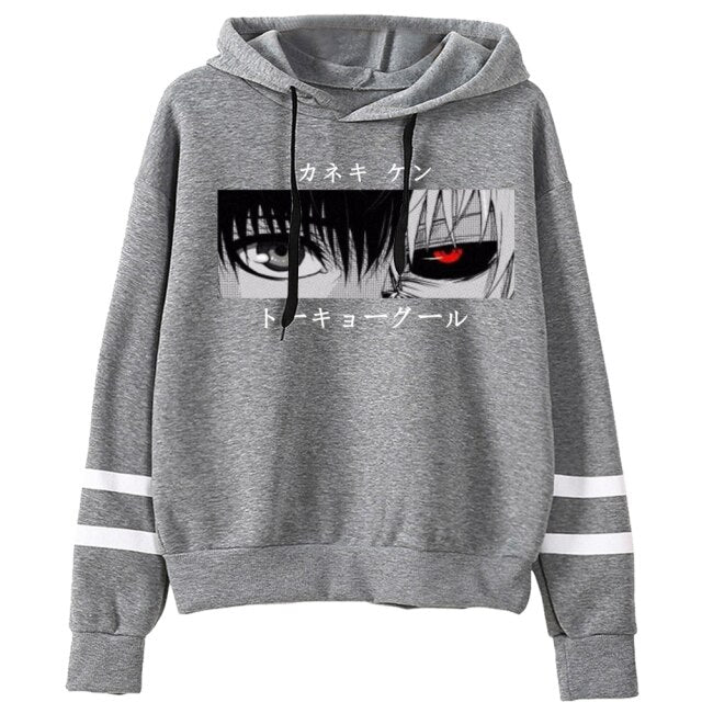 Sweat Tokyo Ghoul Oeil Écarlate gris