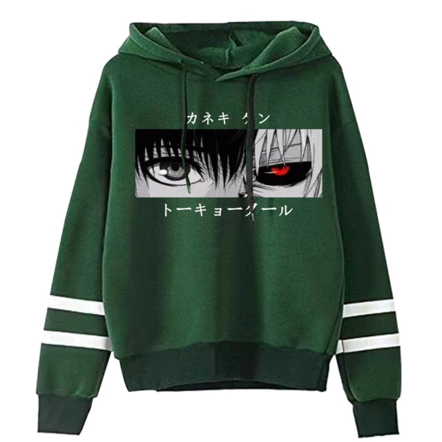 Sweat Tokyo Ghoul Oeil Écarlate vert
