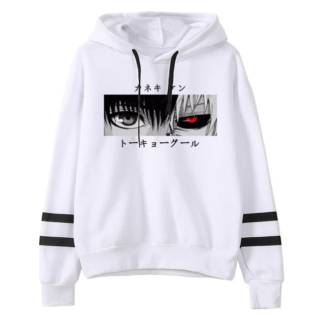 Sweat Tokyo Ghoul Oeil Écarlate blanc