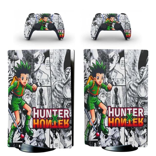 Pegatina PS5 &quot;Gon&quot; Consola y mando Hunter x Hunter