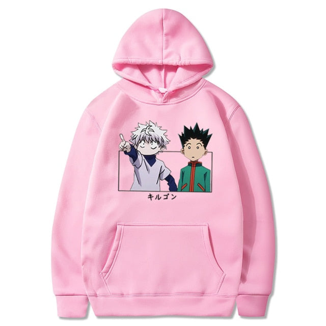 Hoodie Hxh Kirua Gon rose