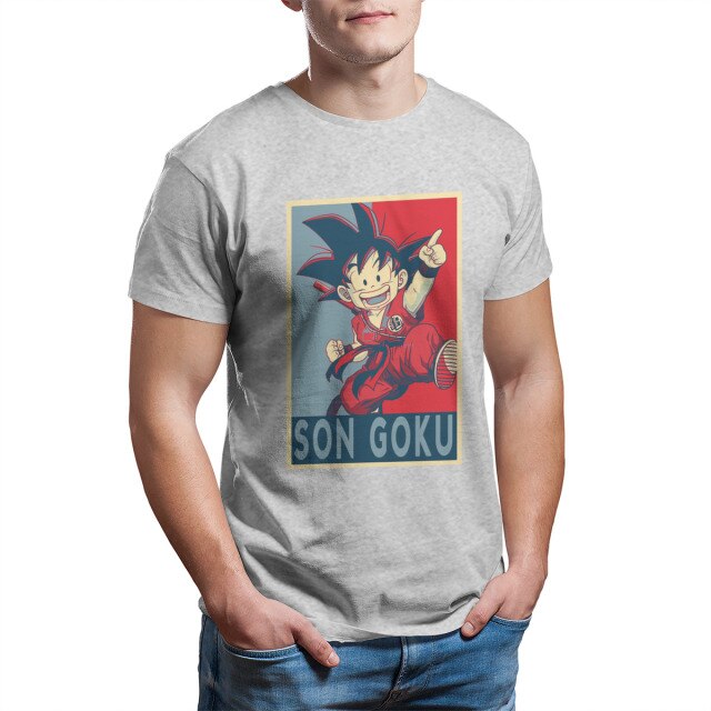 T-shirt Dragon Ball gris