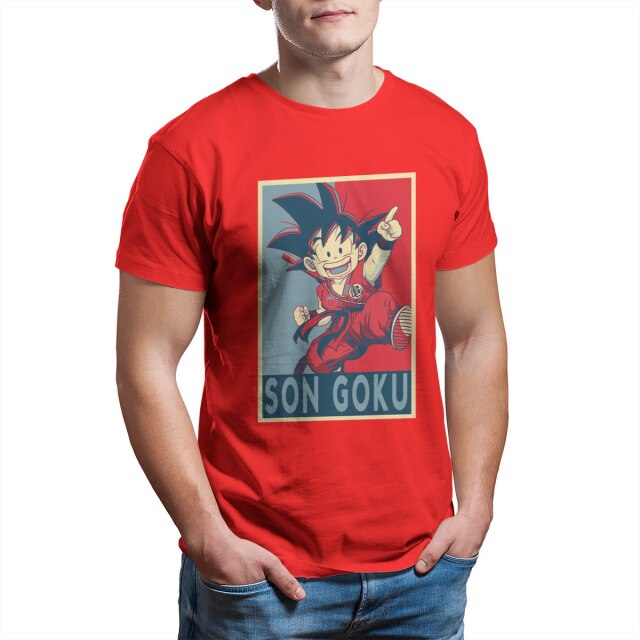 T-shirt Dragon Ball rouge