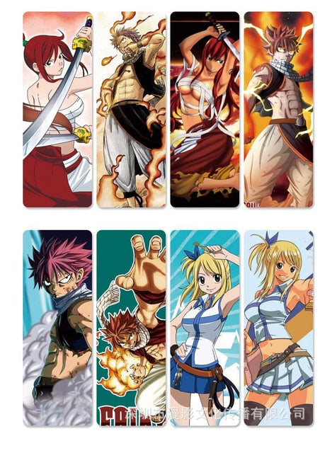 Marque Pages Fairy Tail (Set de 10)