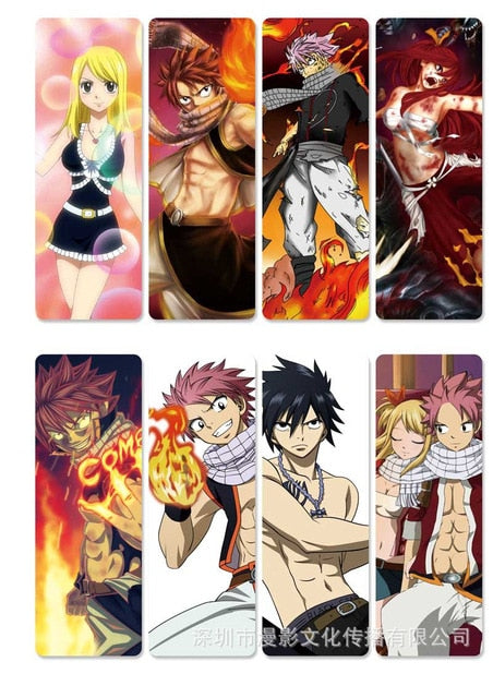 Marque Pages Fairy Tail (Set de 10)