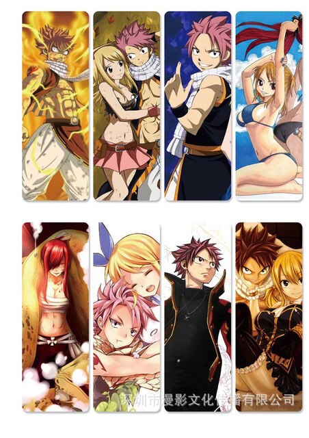 Marque Pages Fairy Tail (Set de 10)