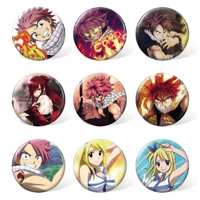 Pin's Fairy Tail (9 Pièces)