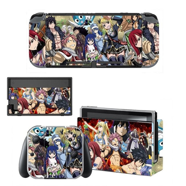 Sticker Nintendo Switch Fairy Tail Autocollant Console & Manette