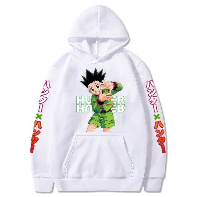 Hoodier Hunter x Hunter Gon blanc