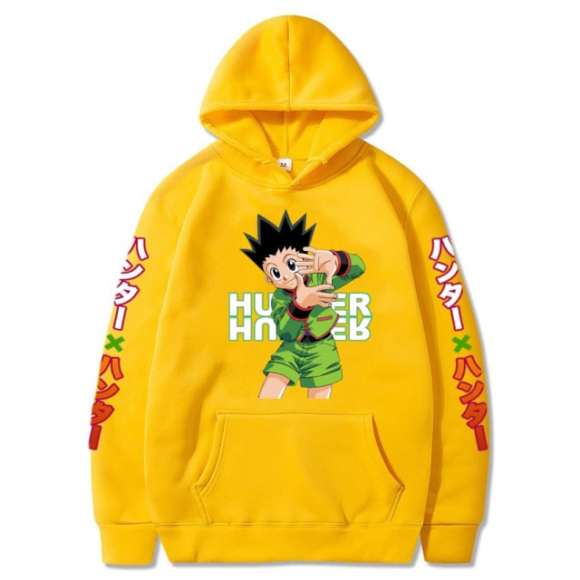 Hoodier Hunter x Hunter Gon jaune