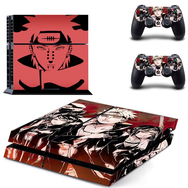 Sticker PS4 "Pain" Naruto Autocollant Playstation Console & Manette