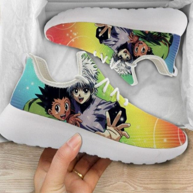 Chaussures Fermées Hunter x Hunter Killua Gon Baskets Sneakers Adulte Homme Femme
