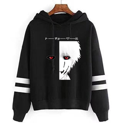 Sweat A Capuche Manga Tokyo Ghoul Adulte Homme Femme Longues Manches