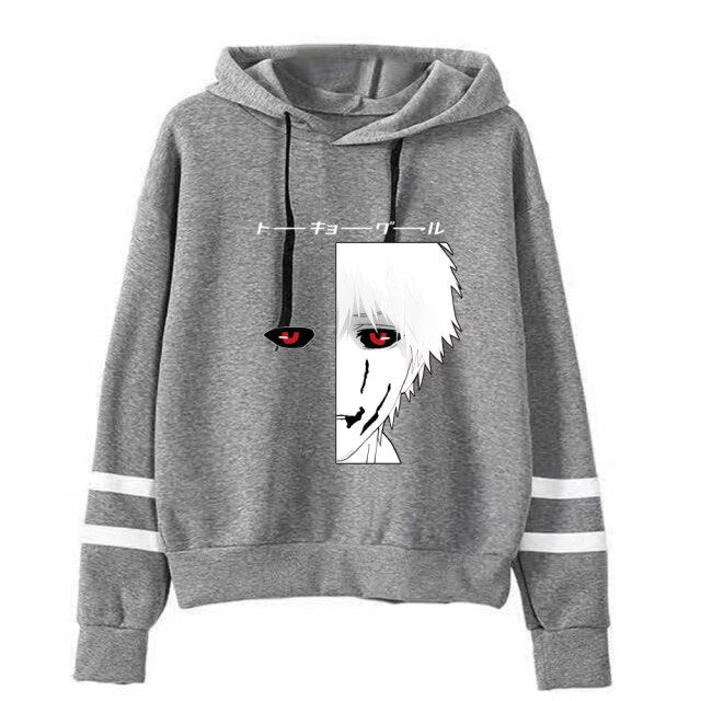 Sweat A Capuche Manga Tokyo Ghoul gris