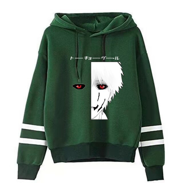 Sweat A Capuche Manga Tokyo Ghoul vert