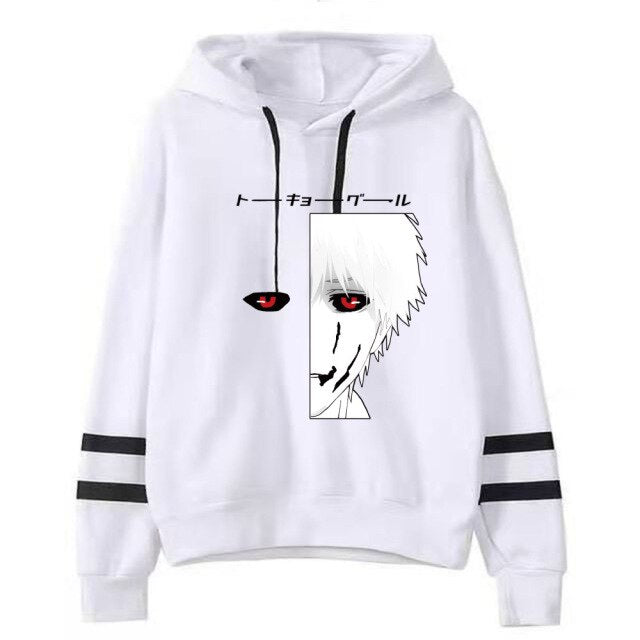 Sweat A Capuche Manga Tokyo Ghoul blanc