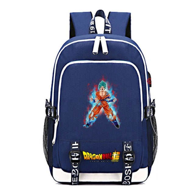 Cartable Goku Blue Kaioken Sac À Dos Dragon Ball