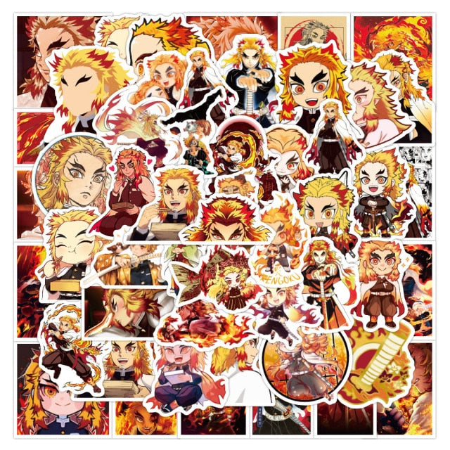 Stickers Demon Slayer Kyōjurō 50 Pièces