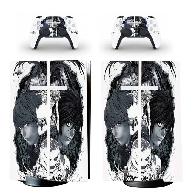 Sticker PS5 Death Note Autocollant Console & Manette - Manga Imperial