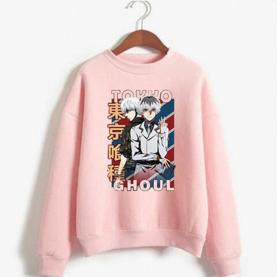 Pull Manga Tokyo Ghoul Haise Sasaki Adulte Homme Femme Longues Manches