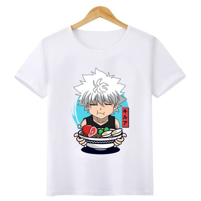 T-shirt Enfant Kirua Hxh Fille Garçon BLANC