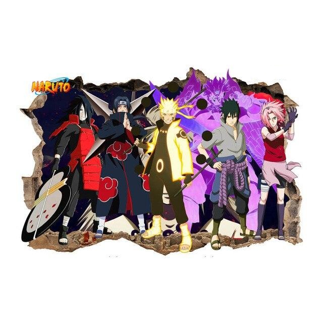 Adesivo dei personaggi di Naruto