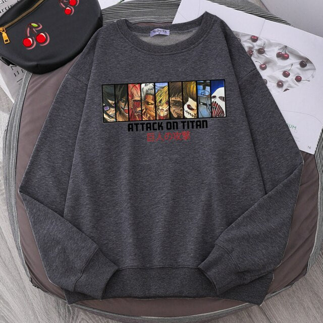 Pull Titans Primordiaux Attaque Des Titans gris