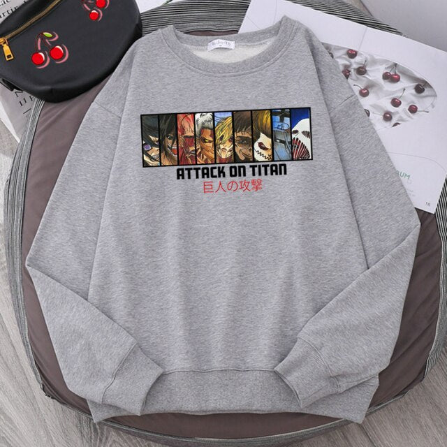 Pull Titans Primordiaux Attaque Des Titans gris