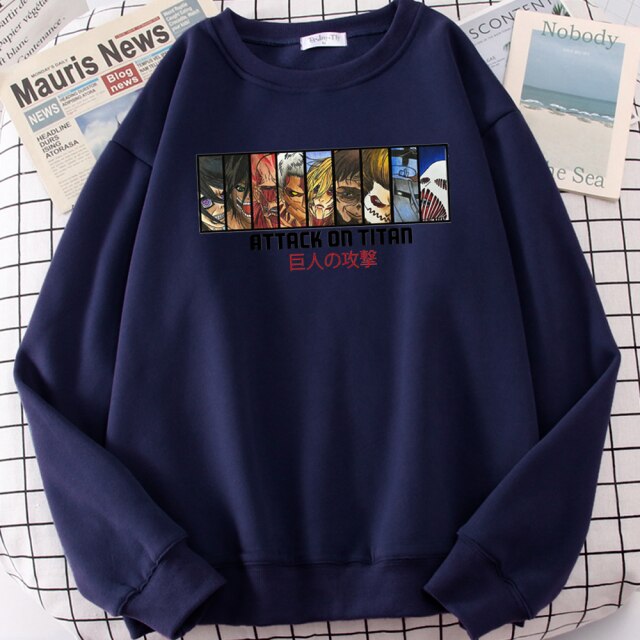 Pull Titans Primordiaux Attaque Des Titans bleu