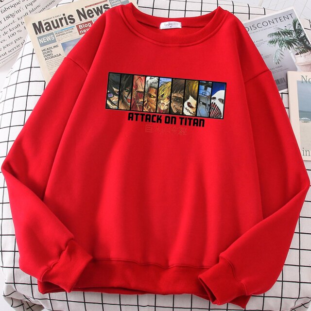 Pull Titans Primordiaux Attaque Des Titans rouge