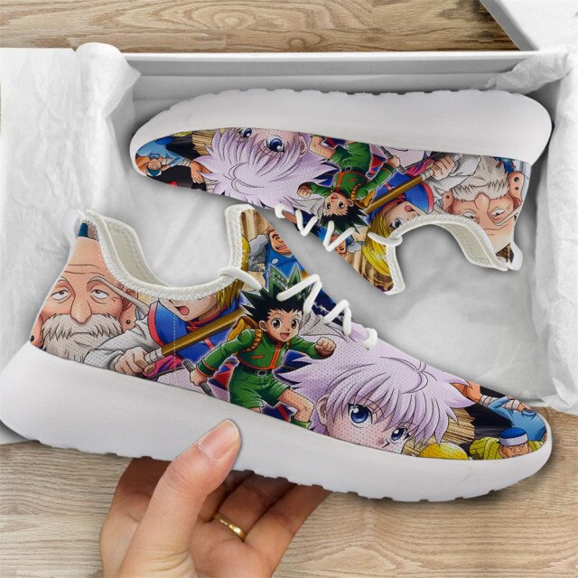 Chaussures Fermées Hunter x Hunter Personnages Baskets Sneakers Adulte Homme Femme