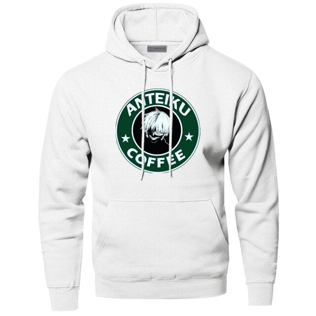 Sweat Tokyo Ghoul Anteiku Coffee blanc
