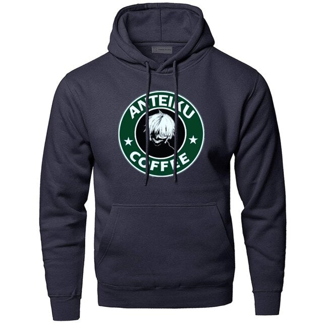 Sweat Tokyo Ghoul Anteiku Coffee bleu foncé