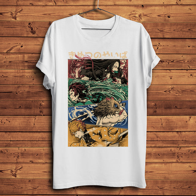 T-Shirt Nezuko Tanjiro Inosuke Zenitsu Demon Slayer