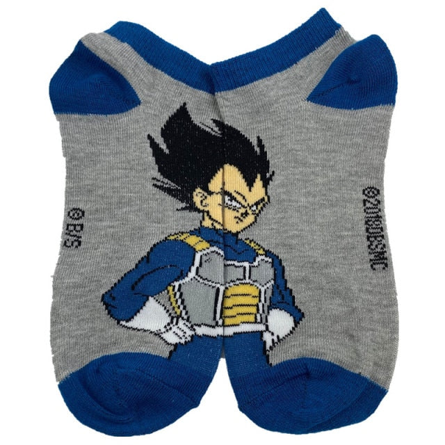 Chaussettes De Sport Dragon Ball Z - Coton Respirant - Goku, Vegeta, Buu, Freezer - Taille 43-46