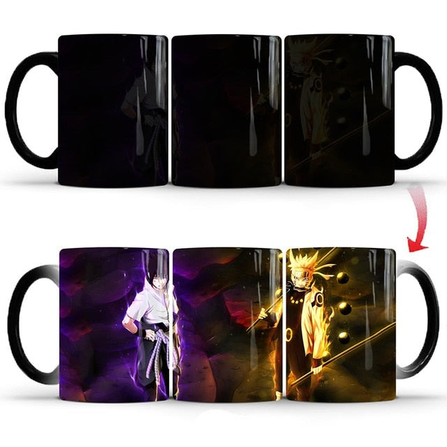 Mug Thermoréactif Naruto &amp; Sasuke
