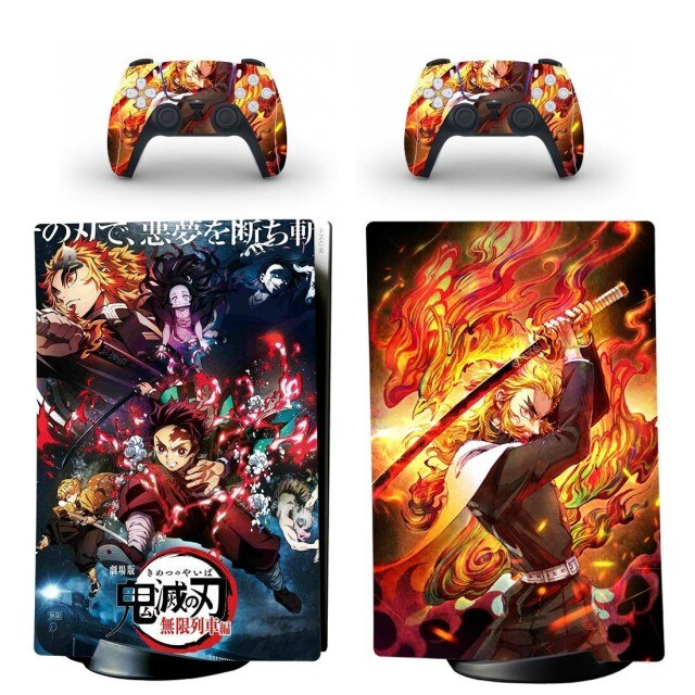 Sticker Autocollant PS5 Demon Slayer