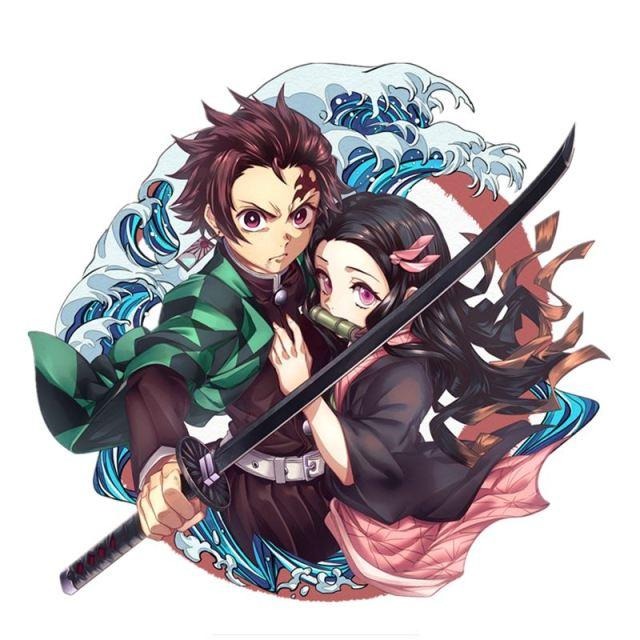 Sticker Demon Slayer Tanjiro & Nezuko
