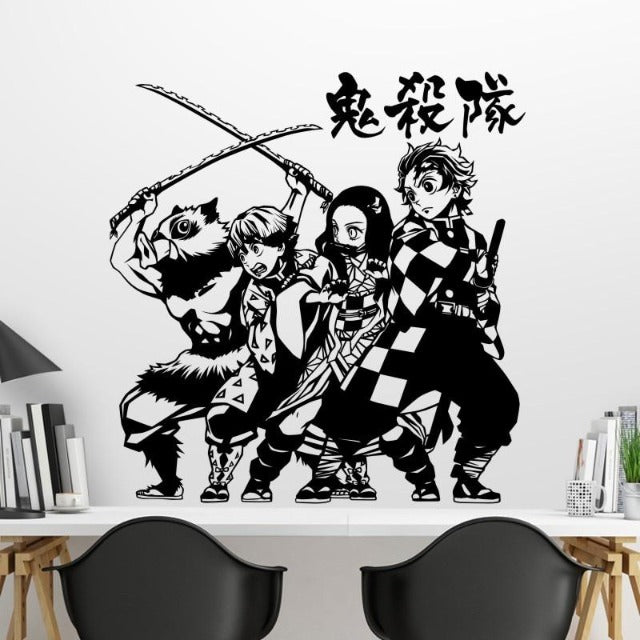 Sticker Mural Demon Slayer Logo