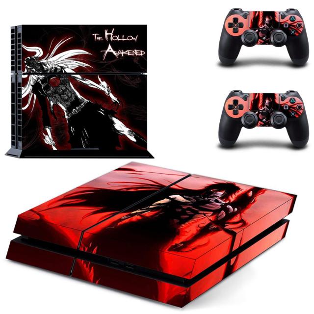 Sticker PS4 Bleach &quot;Hollow Awakened&quot; Autocollant Playstation Console &amp; Manette