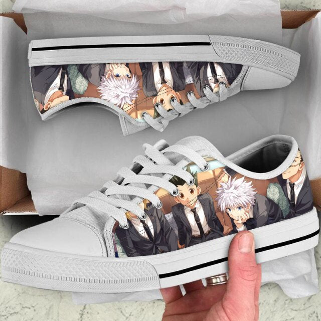 Geschlossene Turnschuhe Leorio Kurapika Kirua Gon HxH Schuhe Turnschuhe Erwachsene Männer Frauen