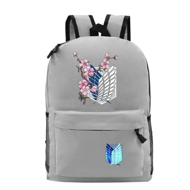 Cartable Ailes de la Liberté Fleures Attack On Titan Sac À Dos