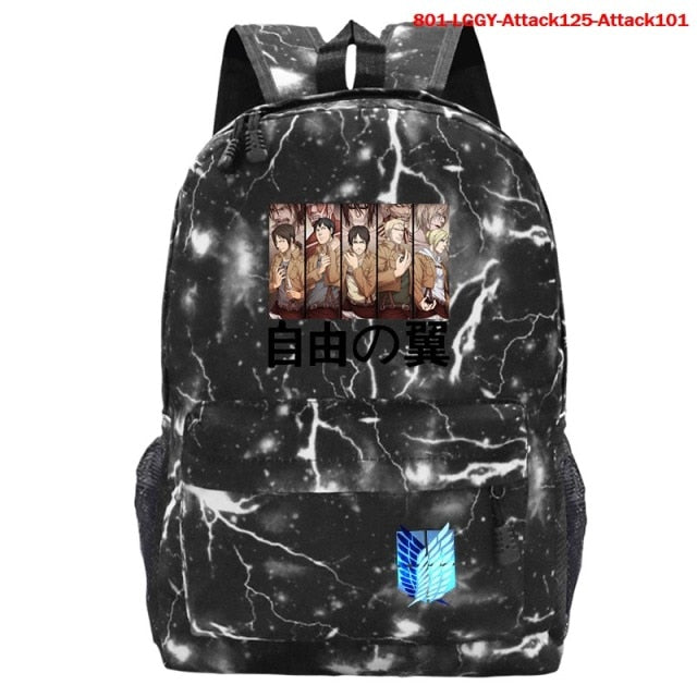 Cartable Titans Primordiaux Attaque des Titans Sac À Dos