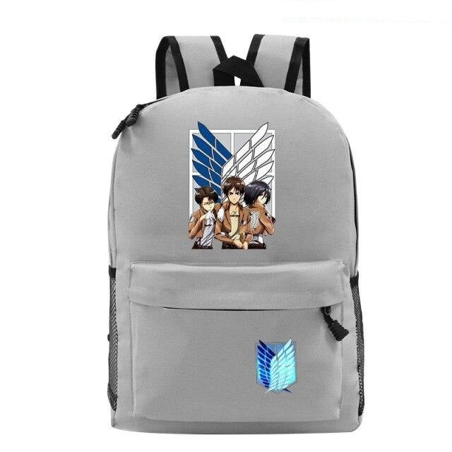 Cartable Eren Mikasa Levi Attaque des Titans Sac À Dos