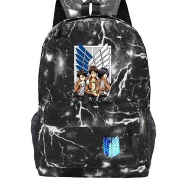 Cartable Eren Mikasa Levi Attaque des Titans