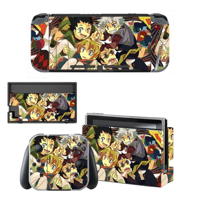 Sticker Nintendo Switch Hunter x Hunter Personnages Autocollant Console &amp; Manette