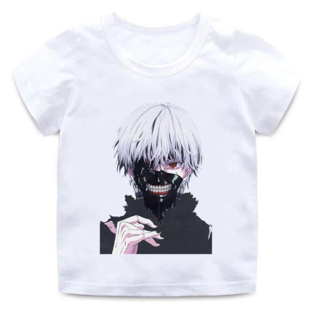 T-Shirt Enfant Tokyo Ghoul Ken BLANC